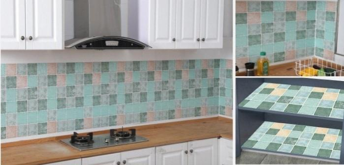 Giấy dán bếp tráng nhôm cách nhiệt 3